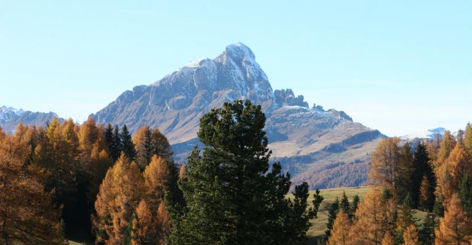 Blick auf dem Peitlerkofel